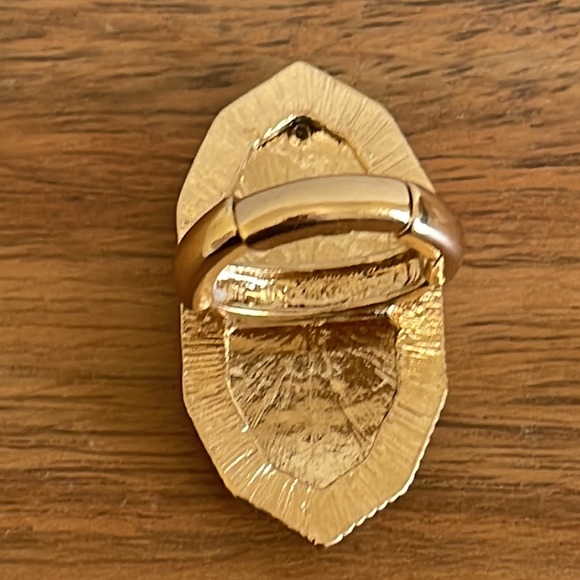 🎉❤️Madeline Gold Crystal Stretch Ring - Picture 2 of 2